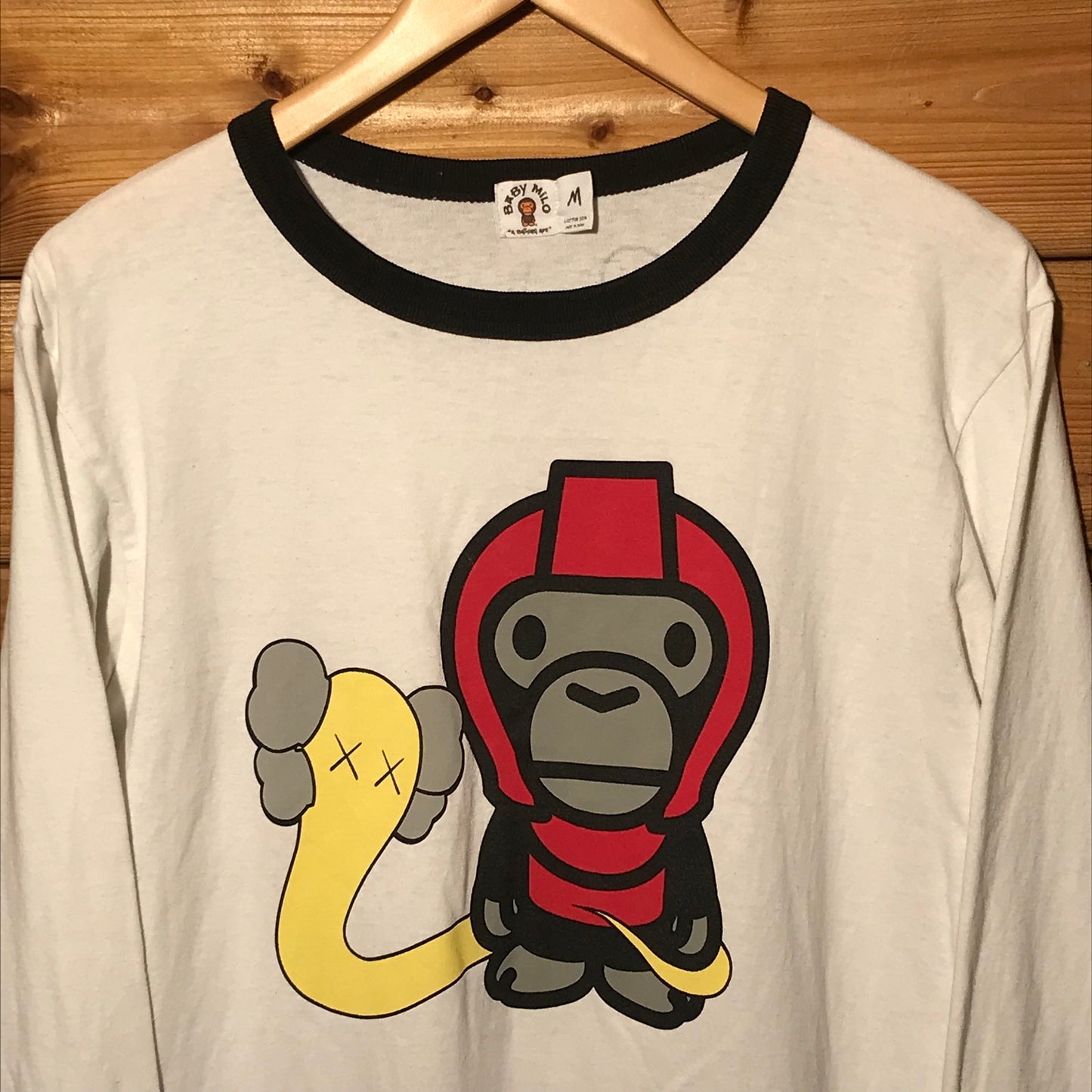 Baby Milo, A Bathing Ape x Kaws Soldier long sleeve t shirt