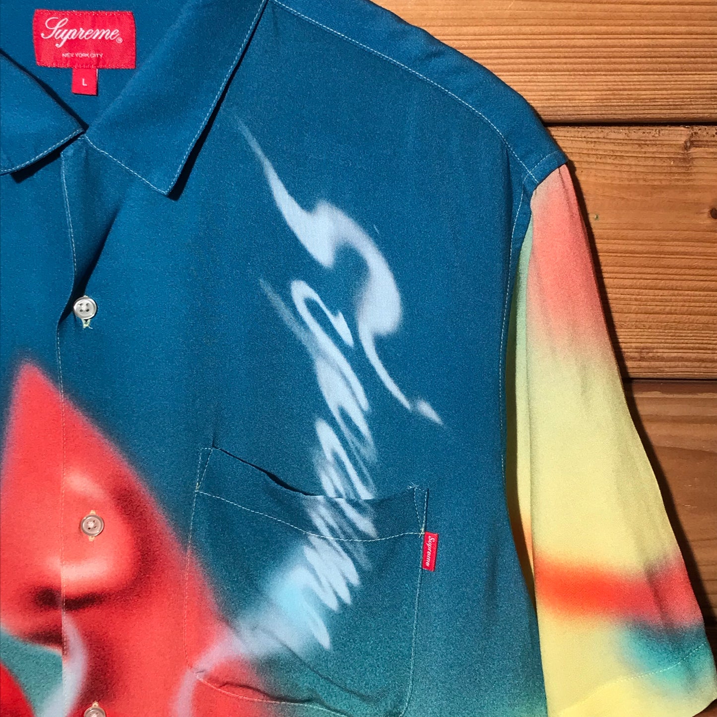 Supreme Blowback rayon shirt