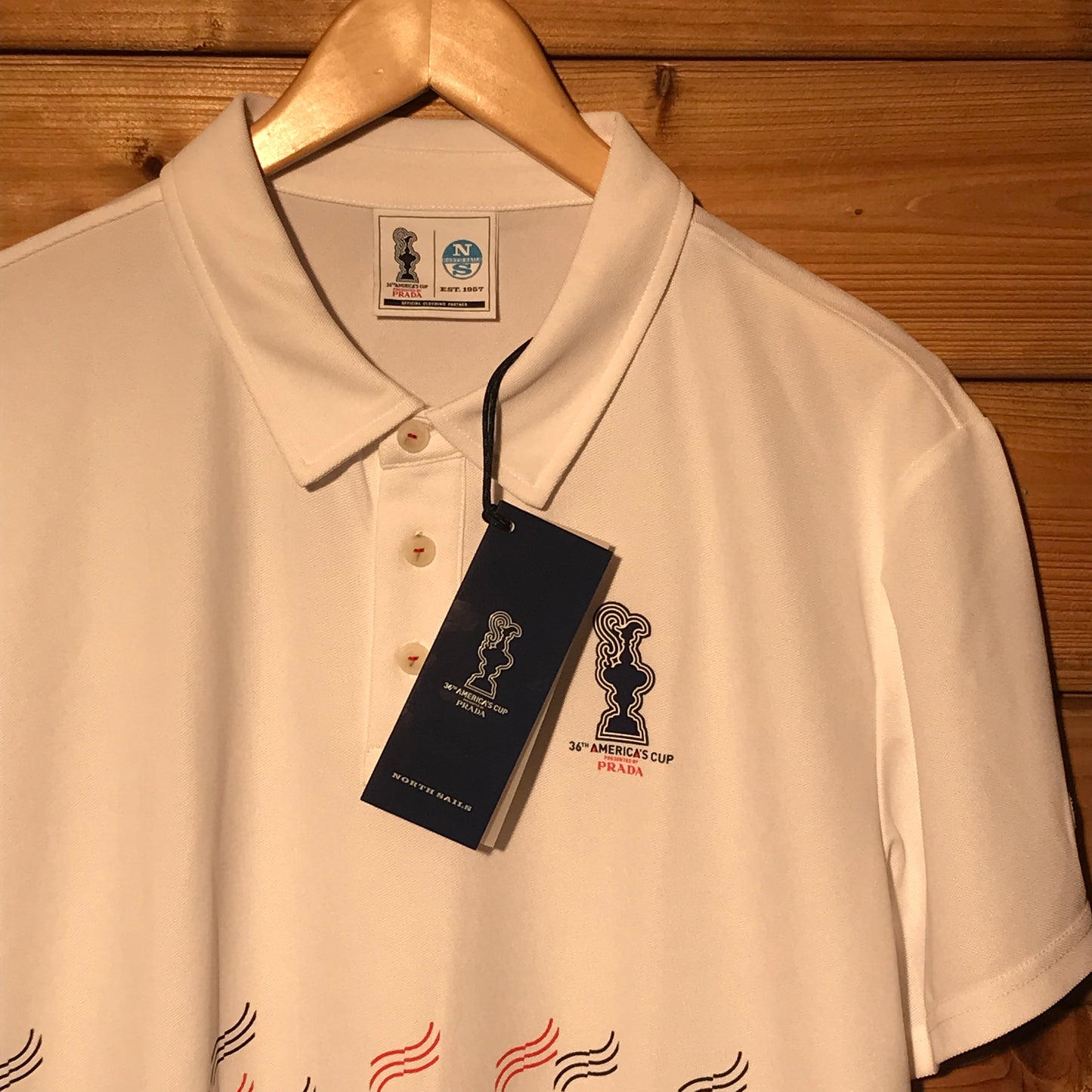 Prada x North Sails AC36 polo t shirt