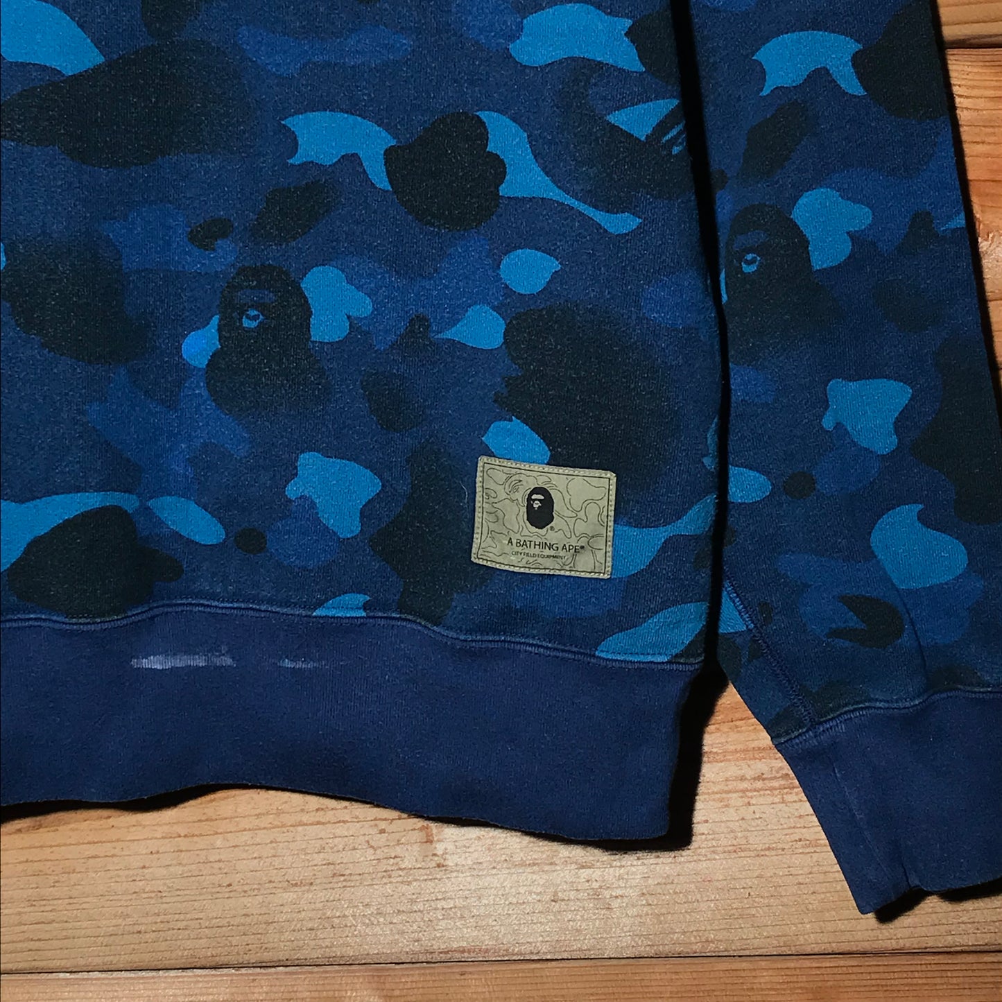 Bape, A Bathing Ape Soldier Camo sweatshirt