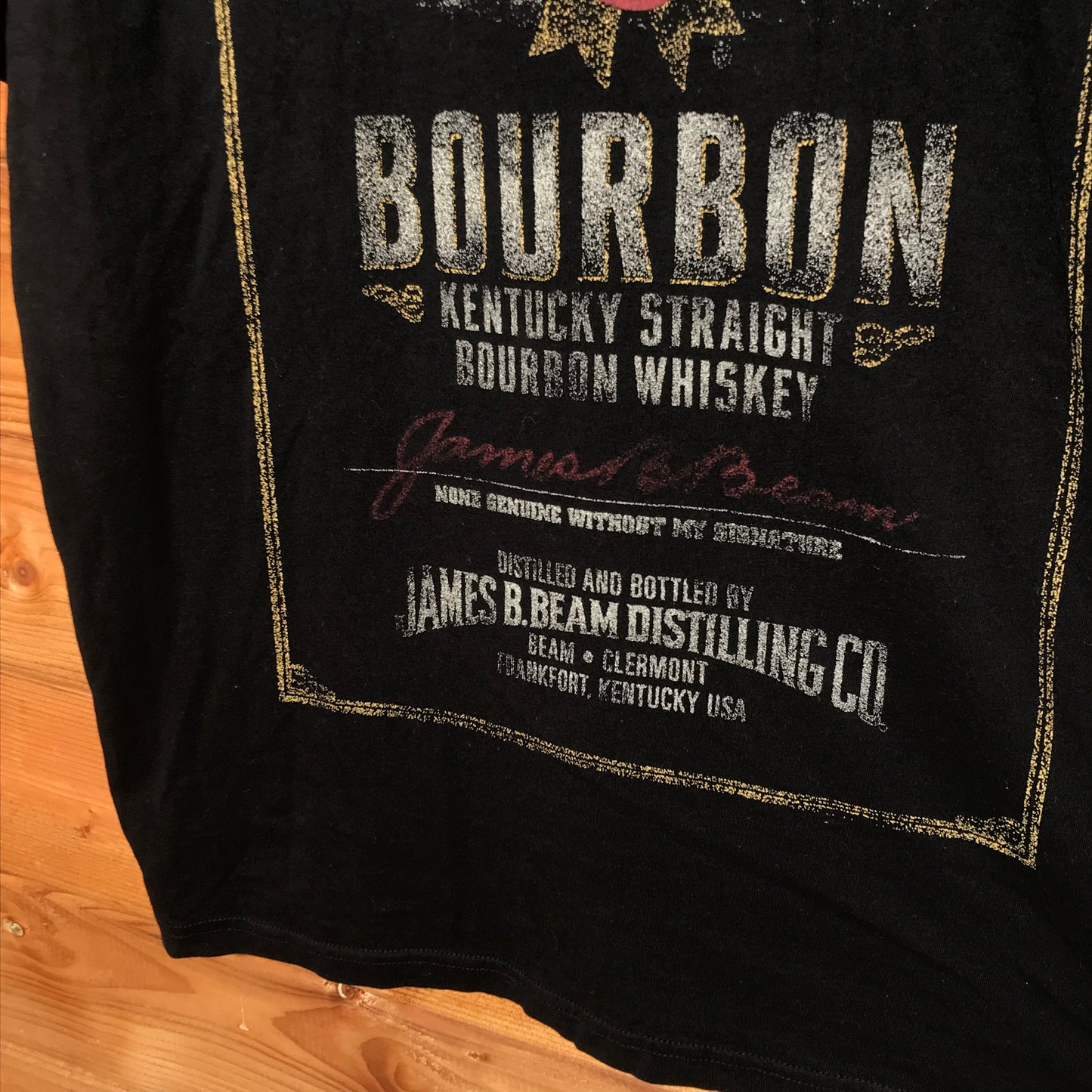 Jim Beam Bourbon Whiskey Promo t shirt