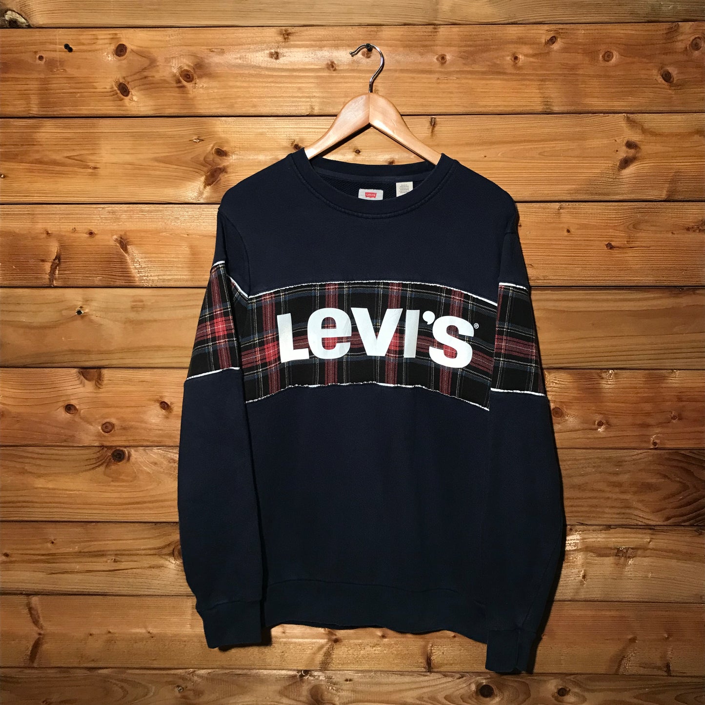 Levis Tartan Spellout sweatshirt