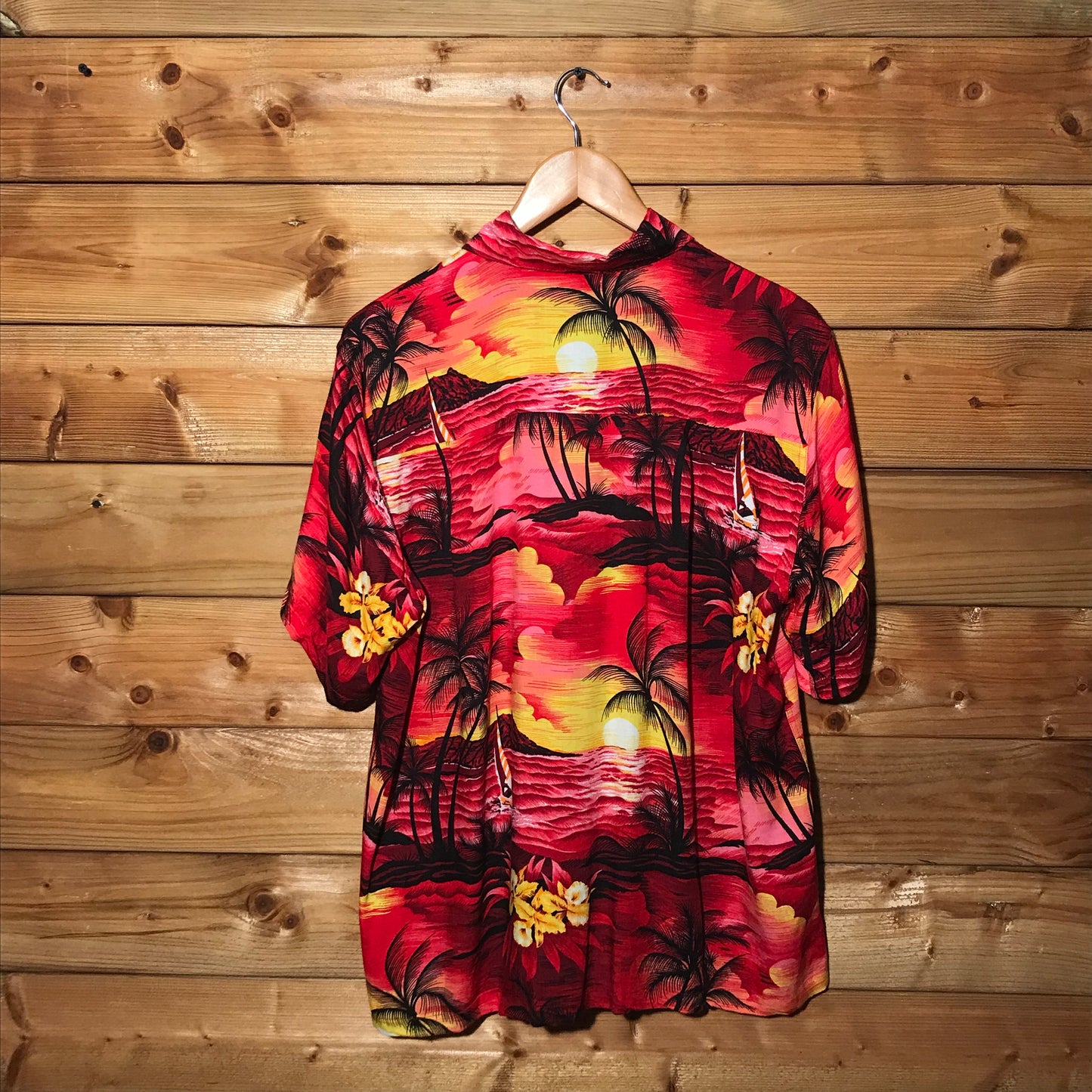 90s Karmakula Hawaiian Rayon shirt