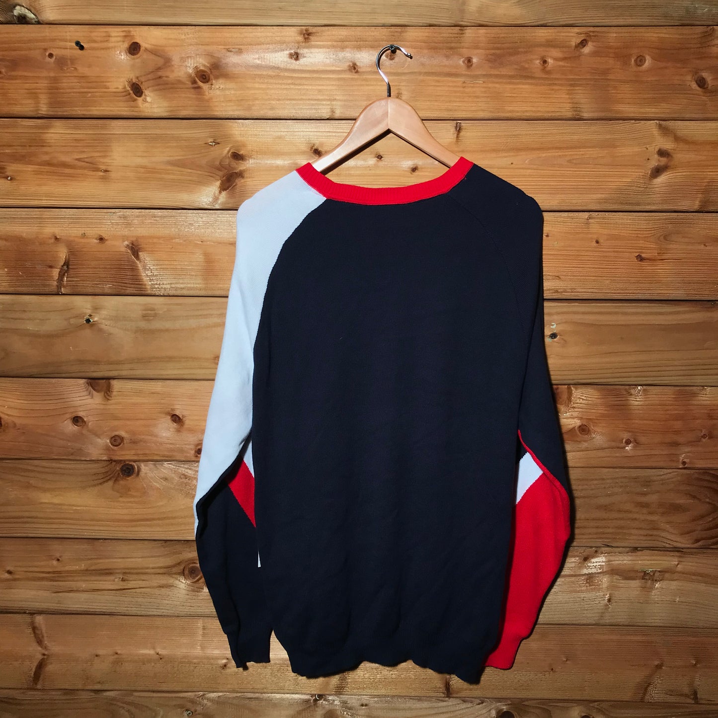 Fila Spellout Colourblock knit sweatshirt