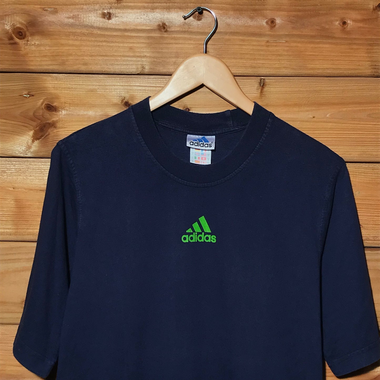 90s Adidas Wavy Striped t shirt