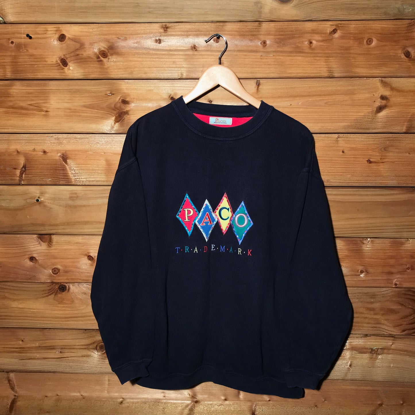 90s Paco Company spellout sweatshirt