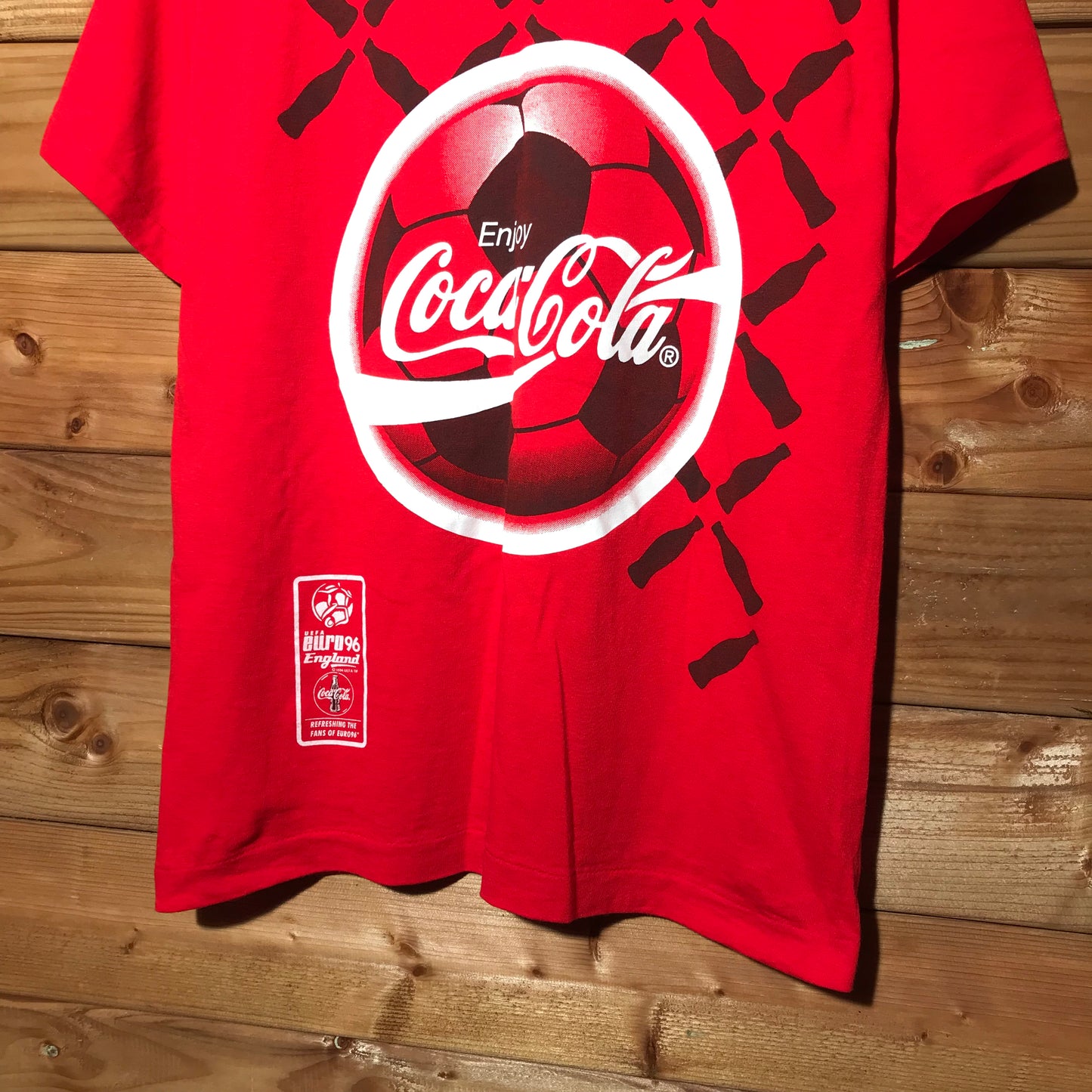 1996 Coca Cola sponsored Euros t shirt