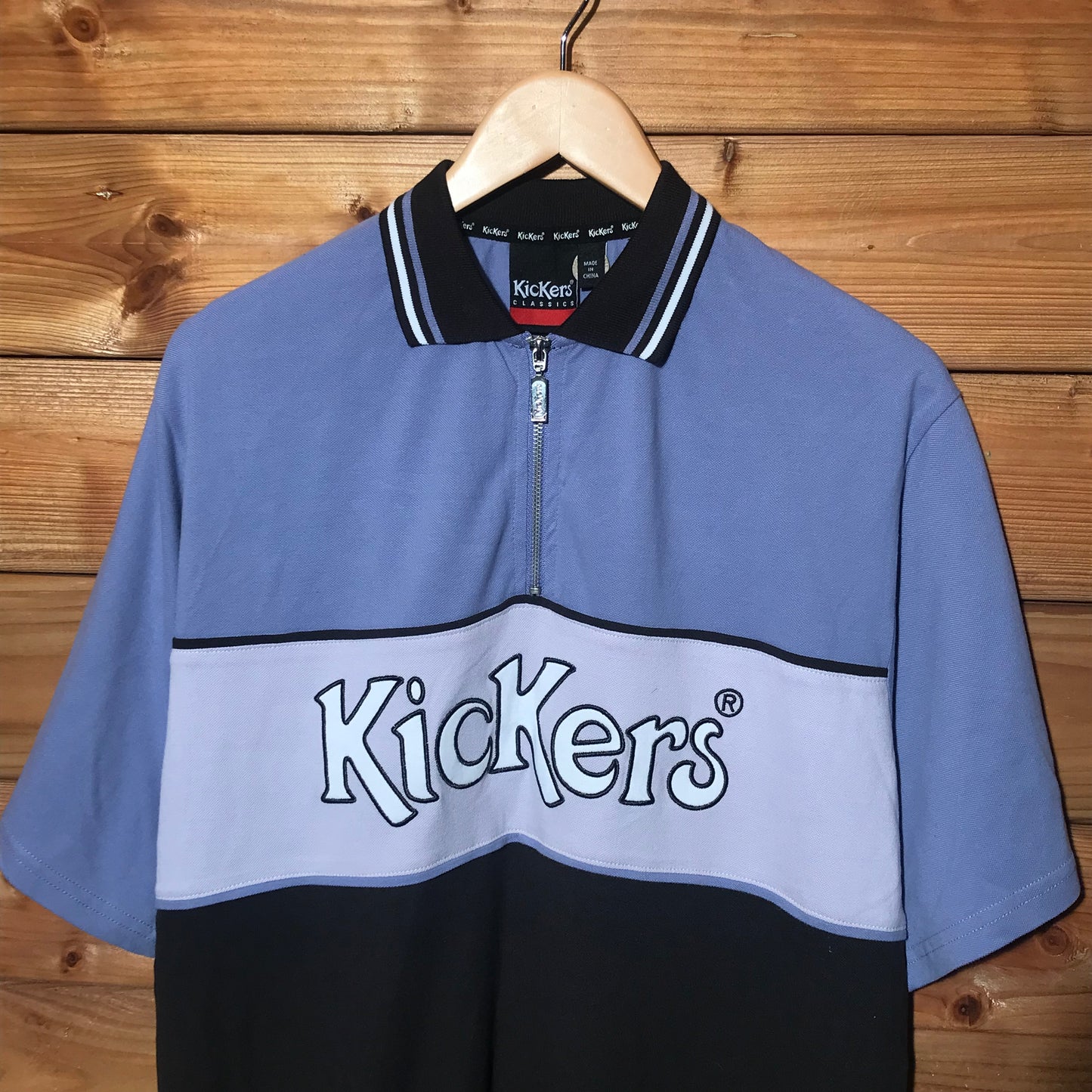 Kickers Spellout polo t shirt