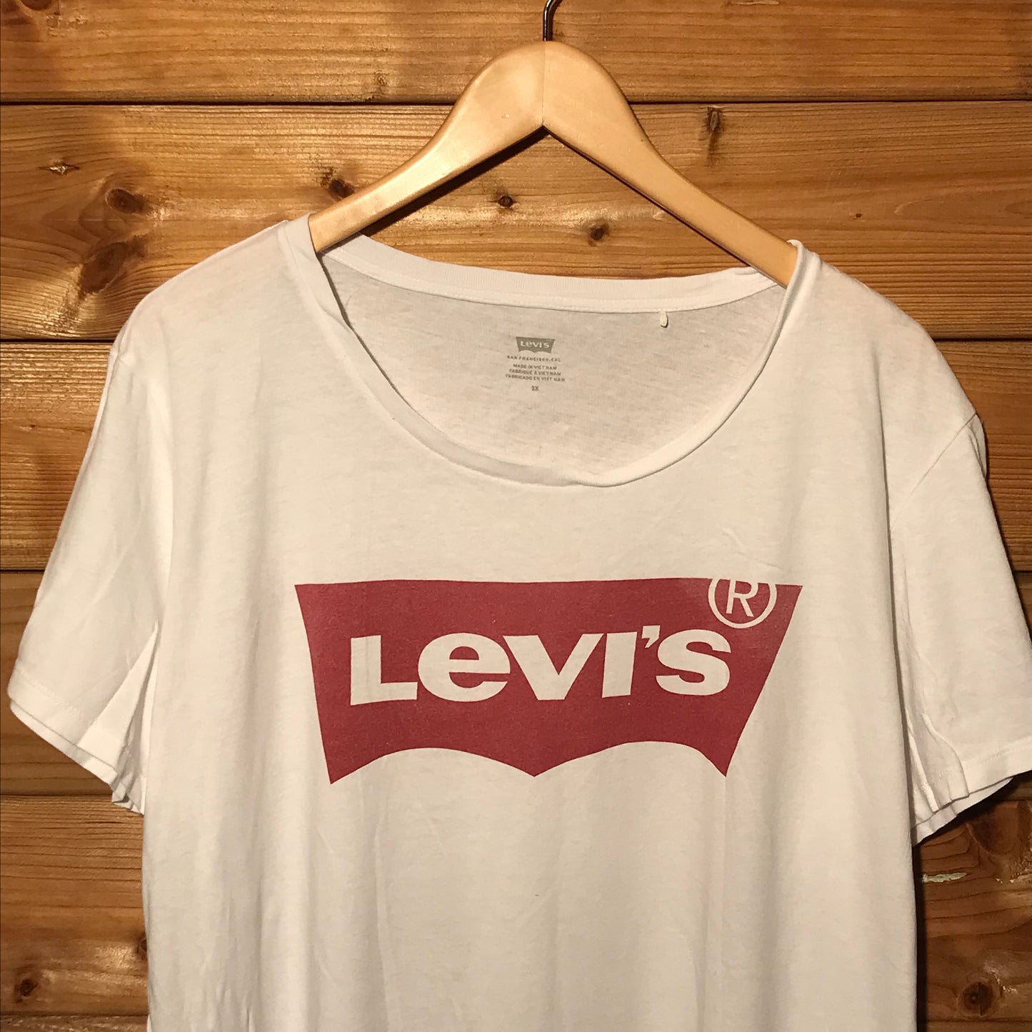 Levis Spellout classic t shirt