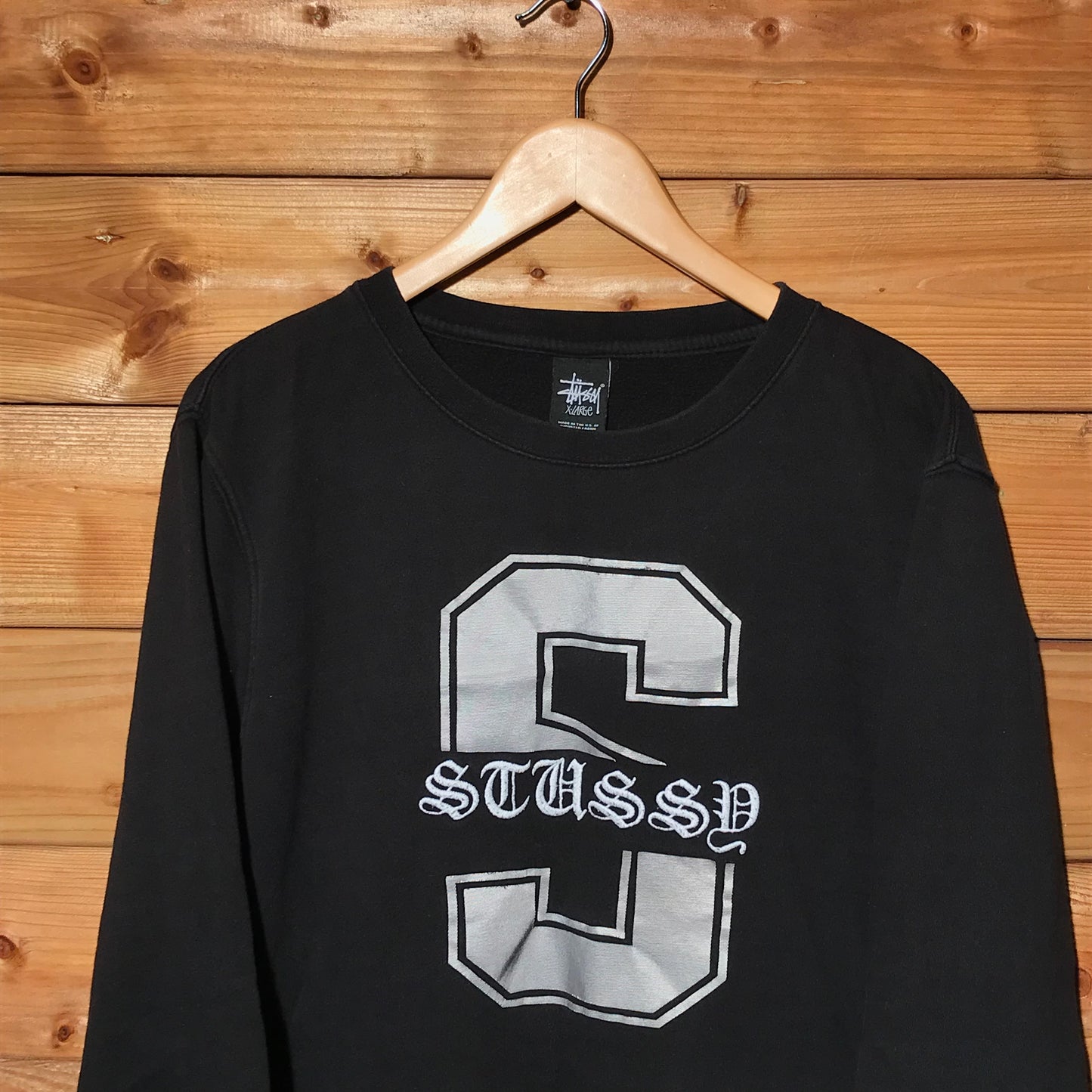 Stüssy Old English Spellout sweatshirt