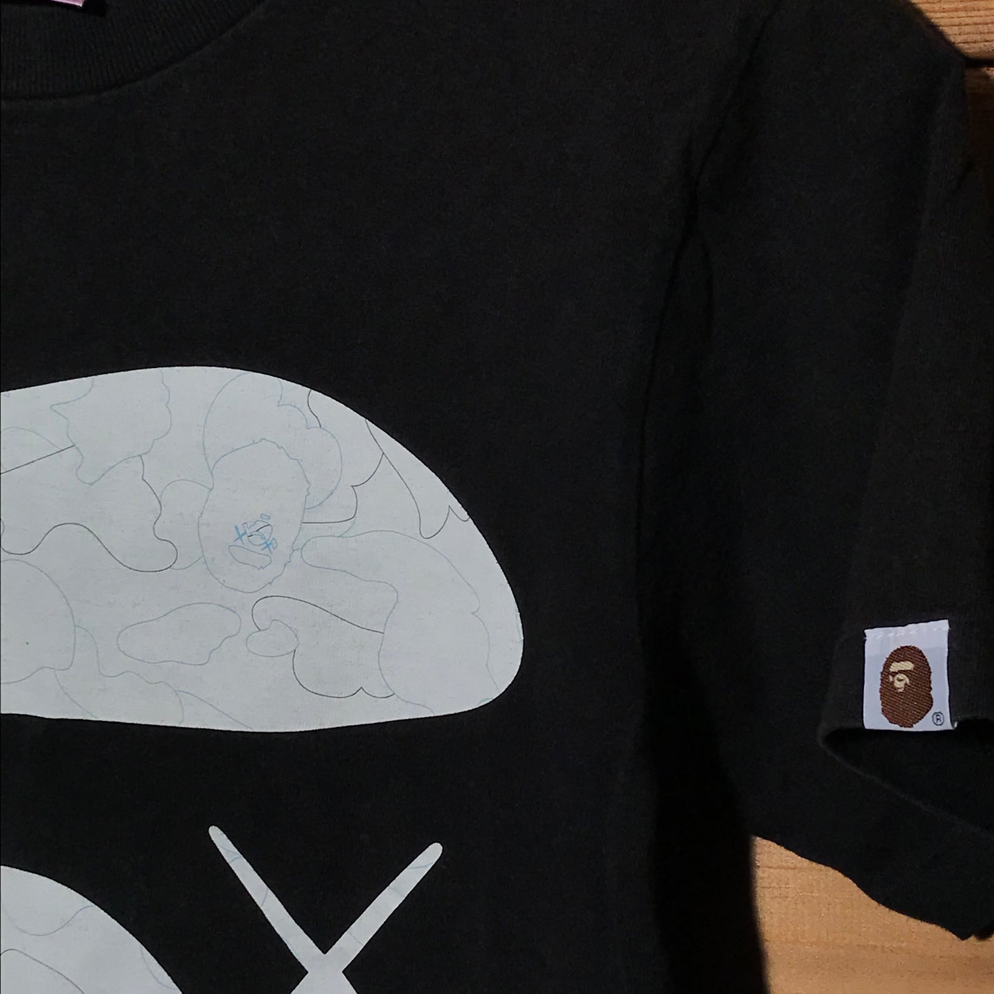 Bape, A Bathing Ape x Kaws t shirt