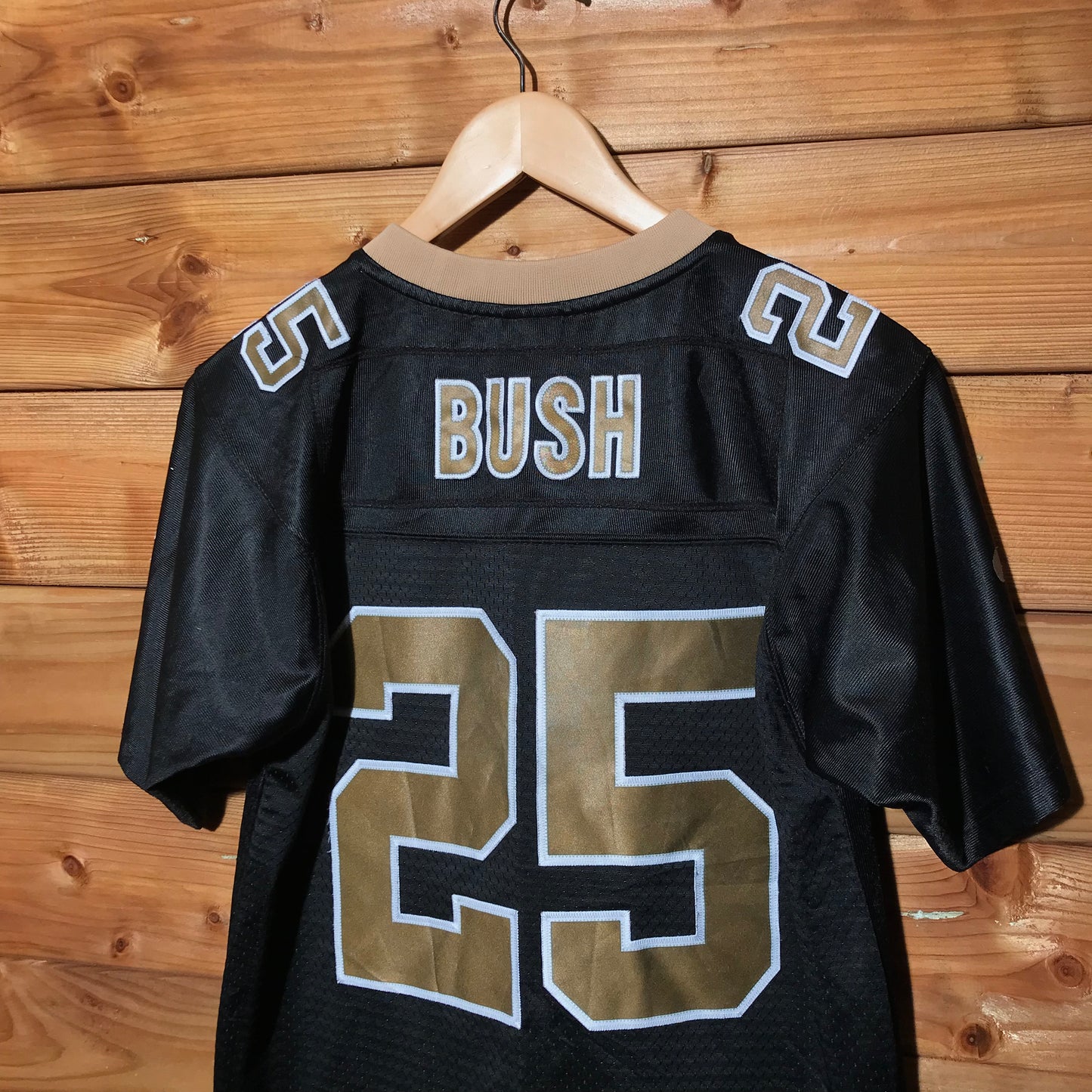 Reebok x NFL Saints Reggie Bush jersey t shirt