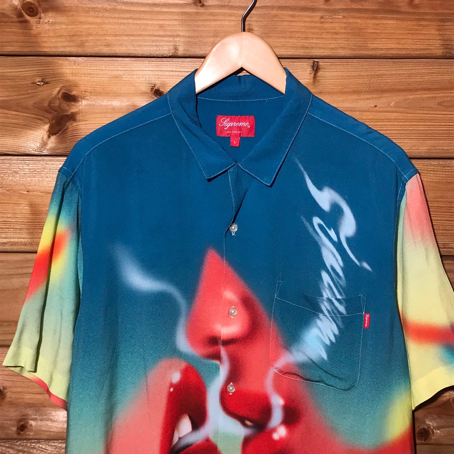 Supreme Blowback rayon shirt