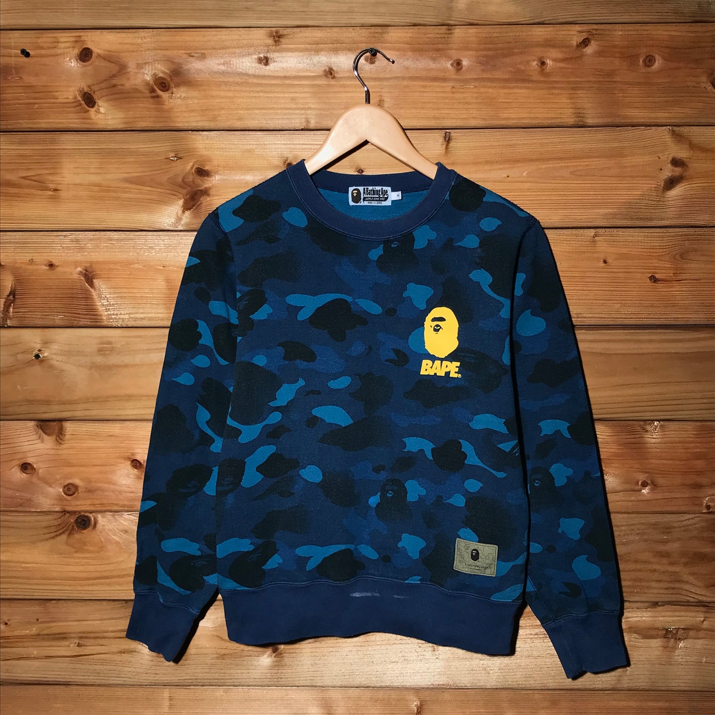 Bape, A Bathing Ape Soldier Camo sweatshirt