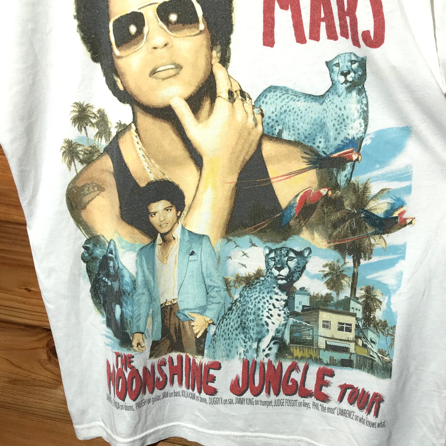 2014 Bruno Mars Moonshine Jungle tour t shirt