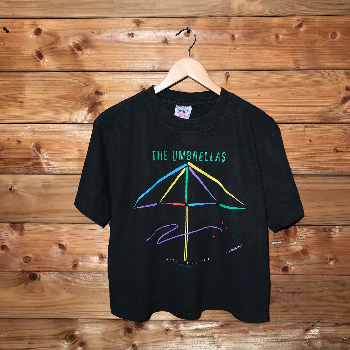 1991 The Umbrellas Tejon Pass USA t shirt