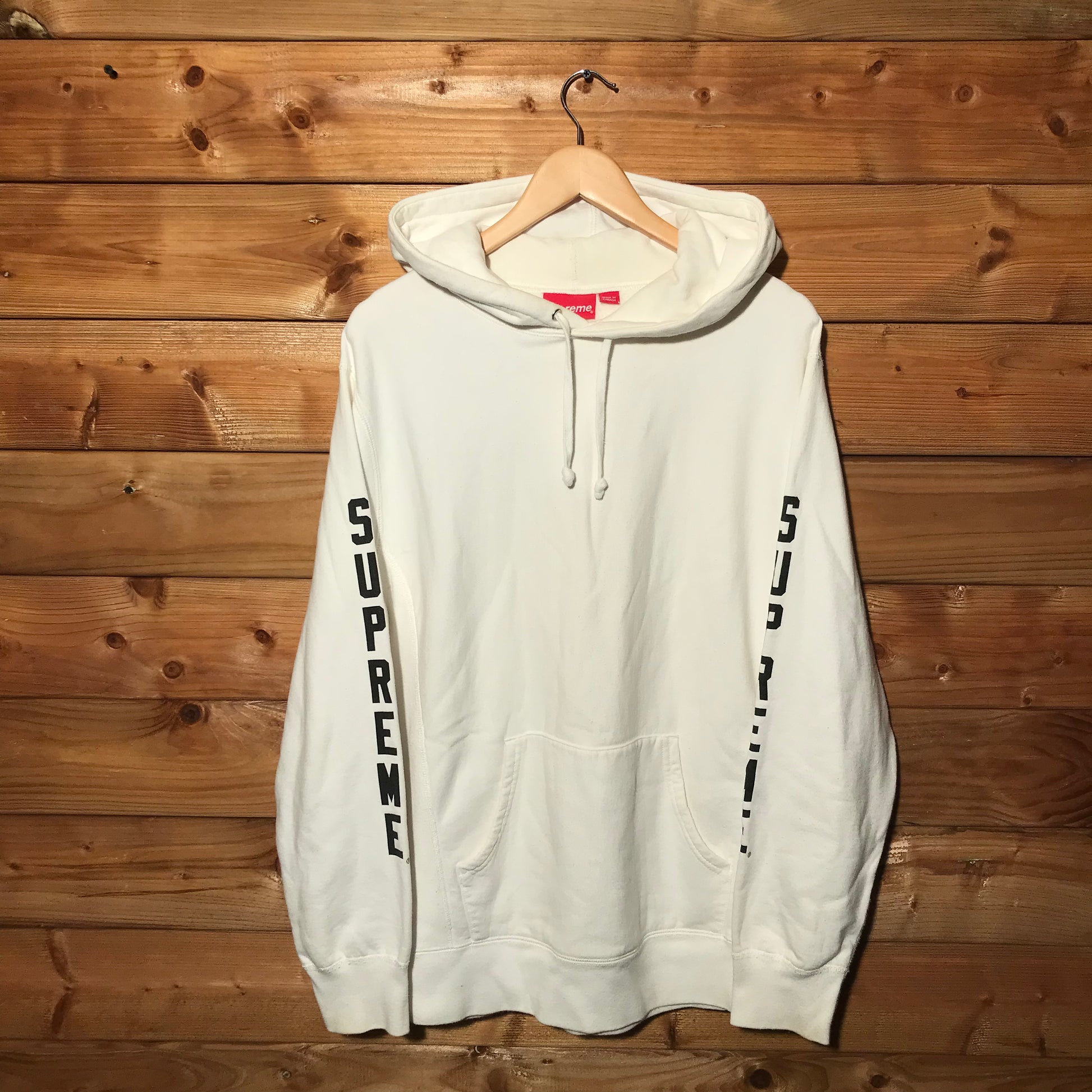 Supreme x top anti hero hoodie