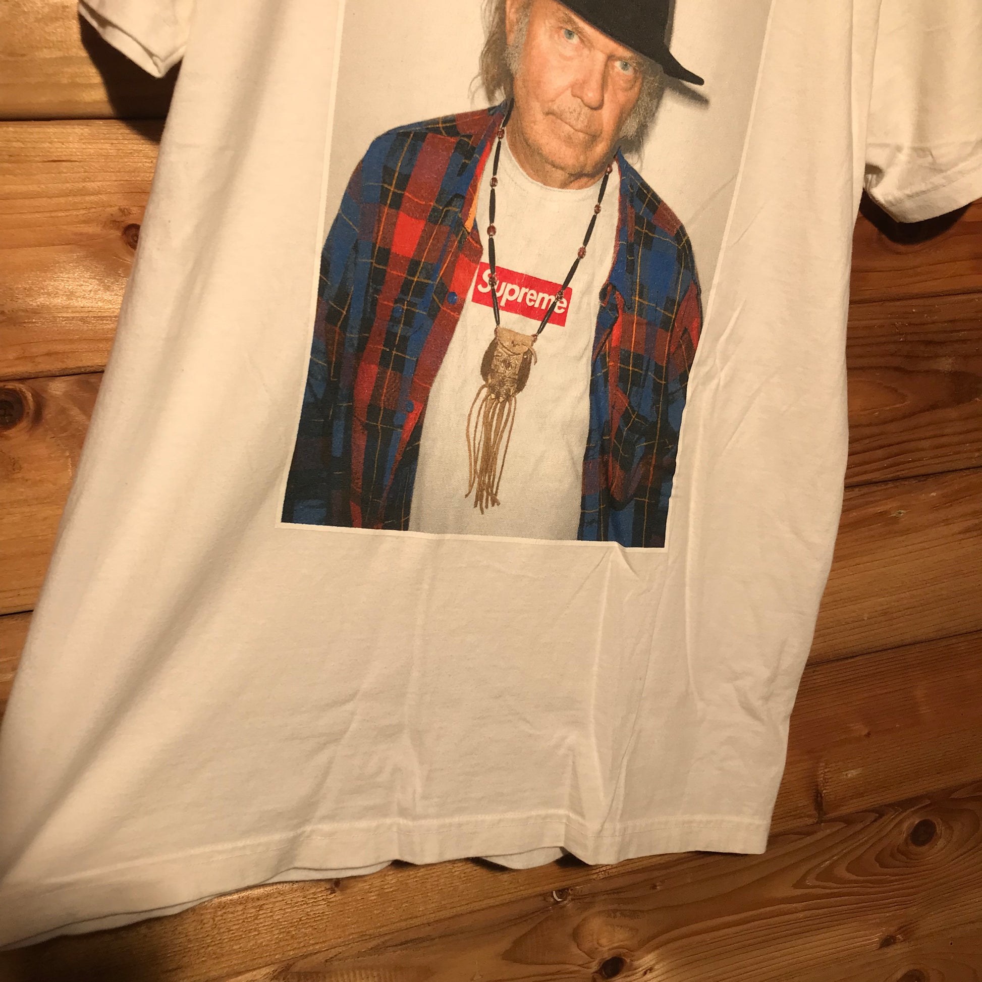 Supreme neil young outlet shirt