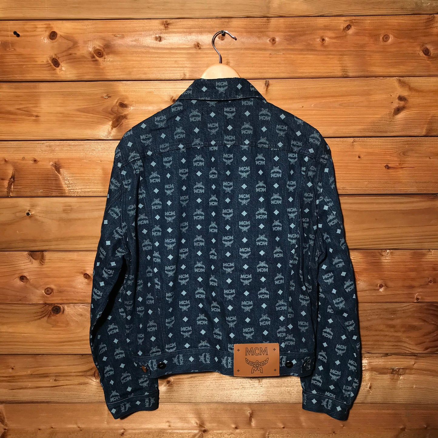 MCM Worldwide Monogram denim jacket