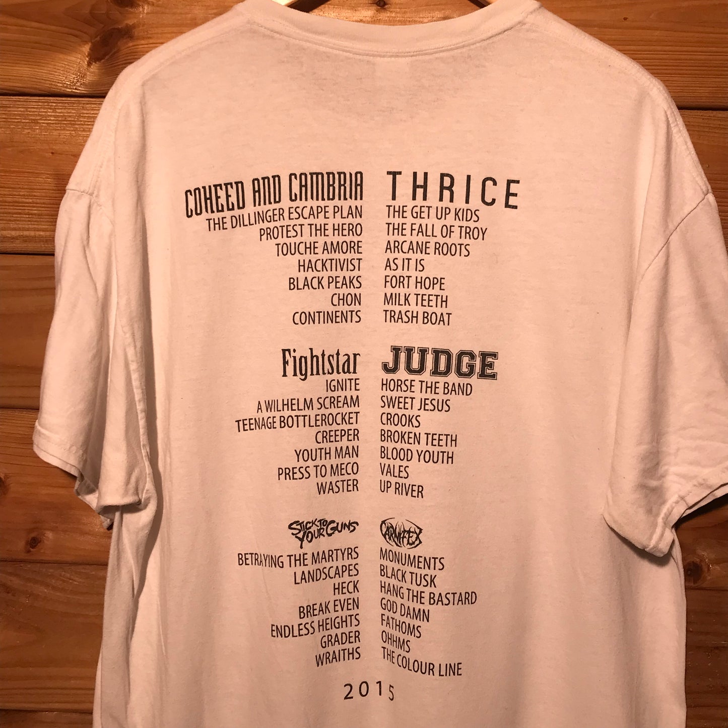 2015 Hevy Festival t shirt