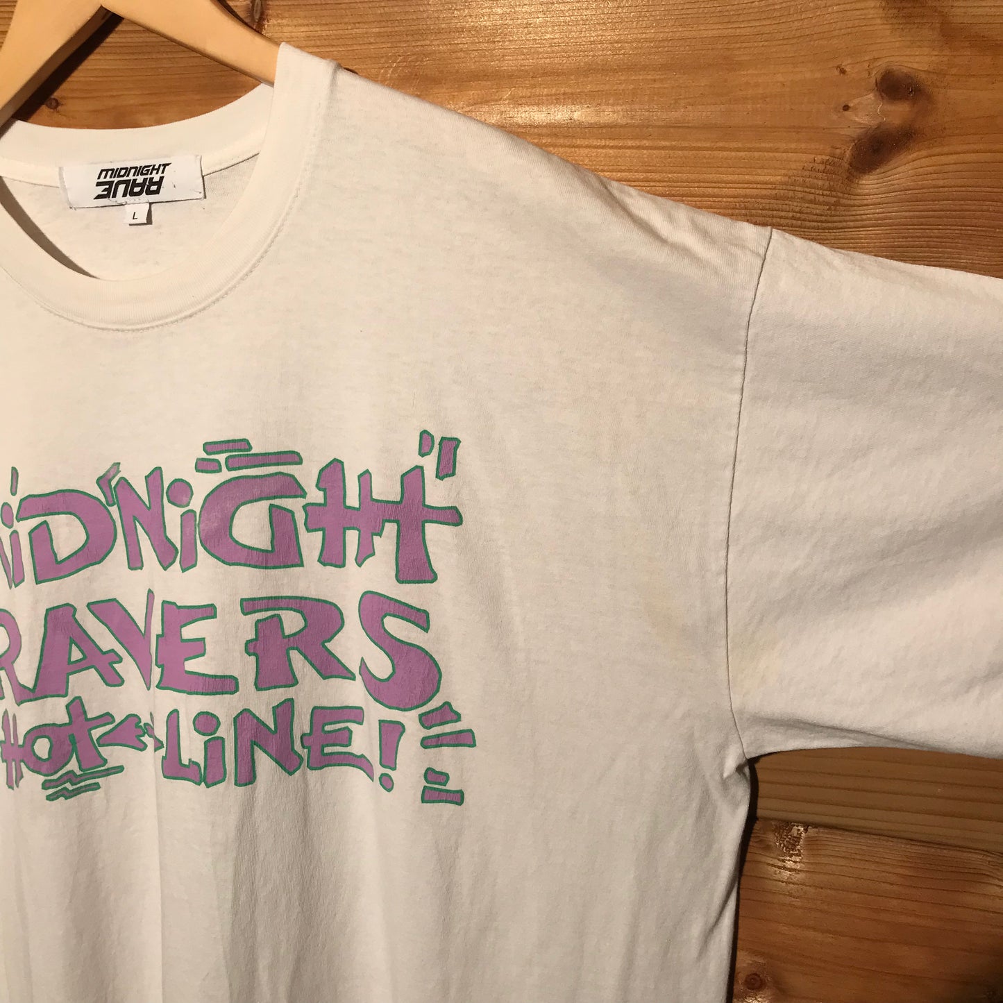 AWGE x Midnight Studios Ravers Hotline t shirt