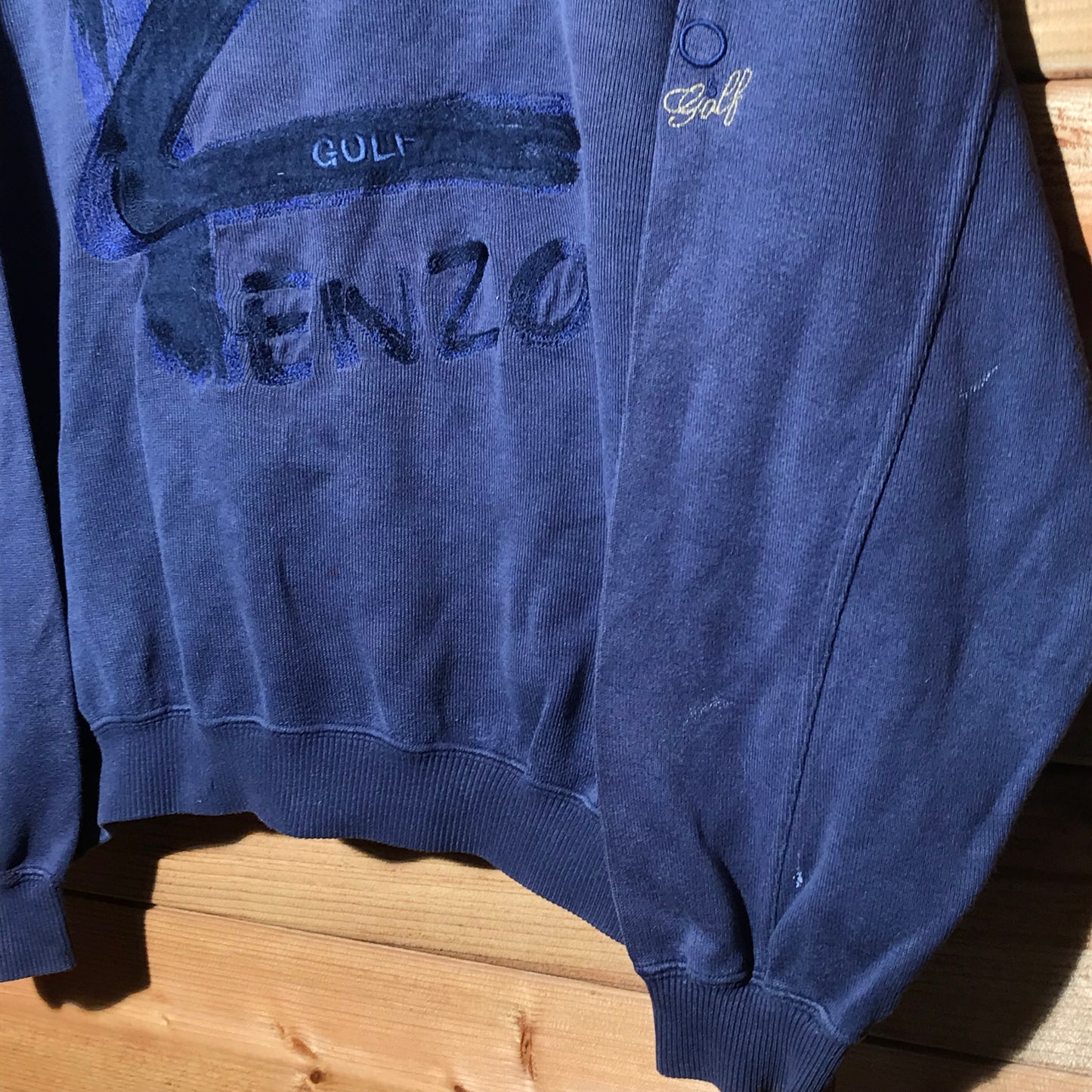 90s Kenzo Golf Spellout Logo sweatshirt