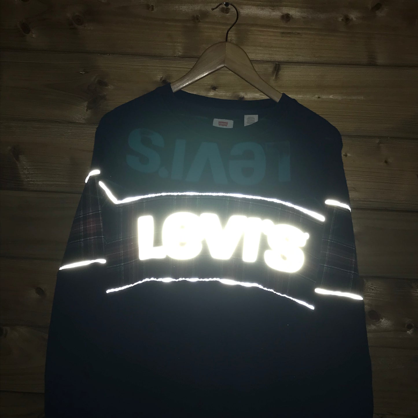 Levis Tartan Spellout sweatshirt