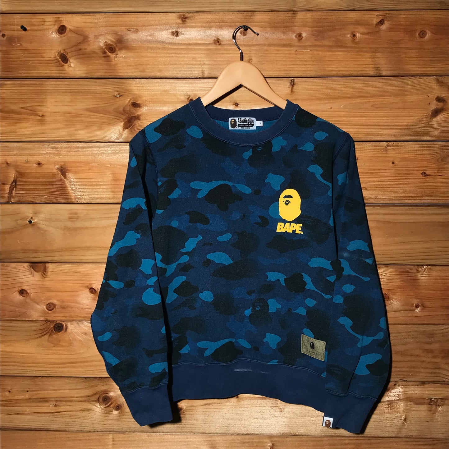 Bape, A Bathing Ape Soldier Camo sweatshirt