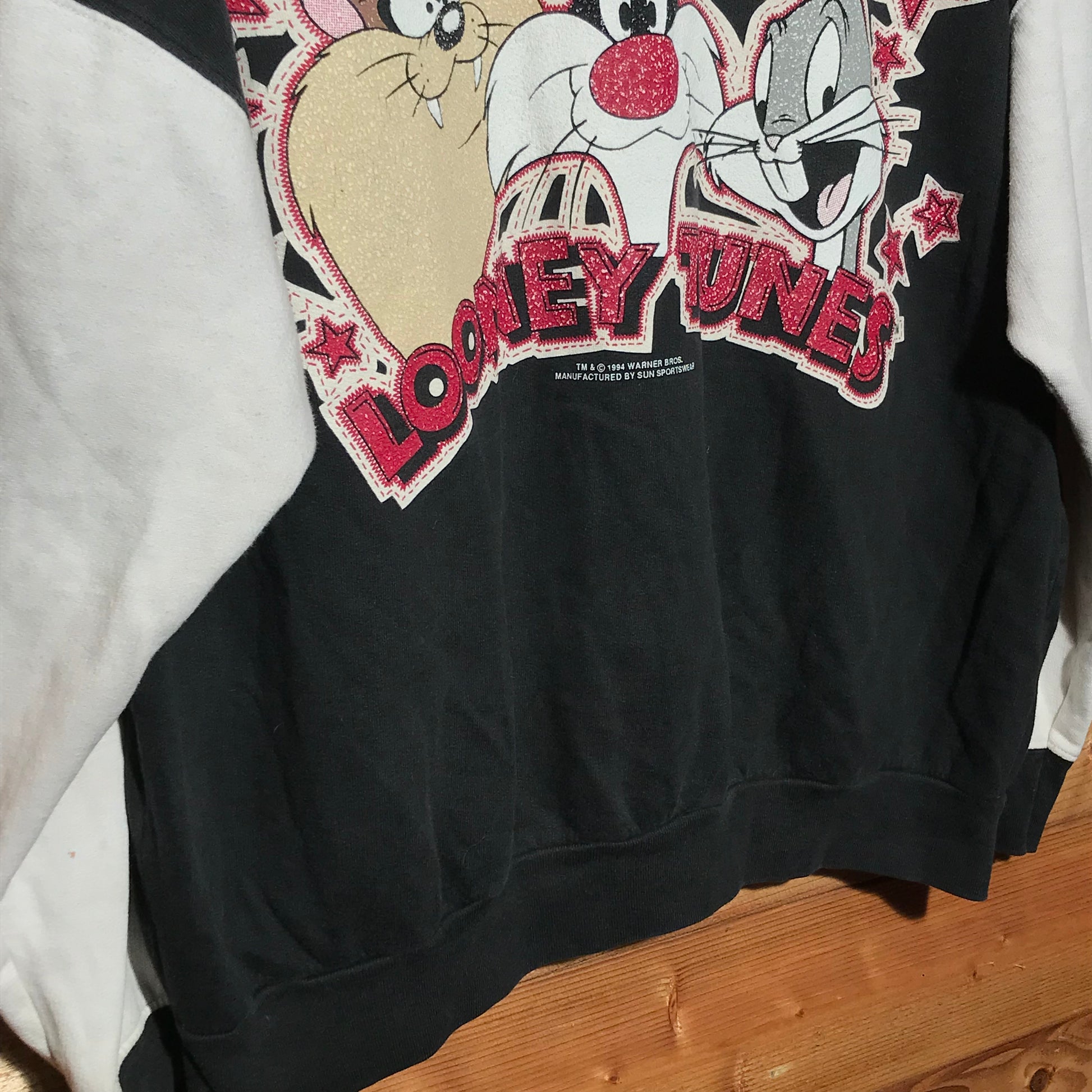 1994 Looney Tunes Taz54 varsity jacket – HeresWear