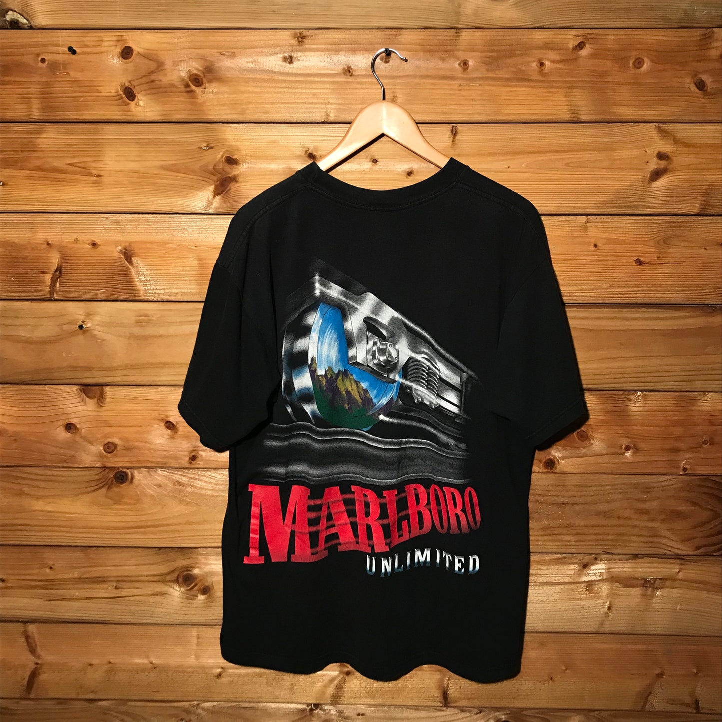 90s Marlboro Unlimited Train Track t shirt