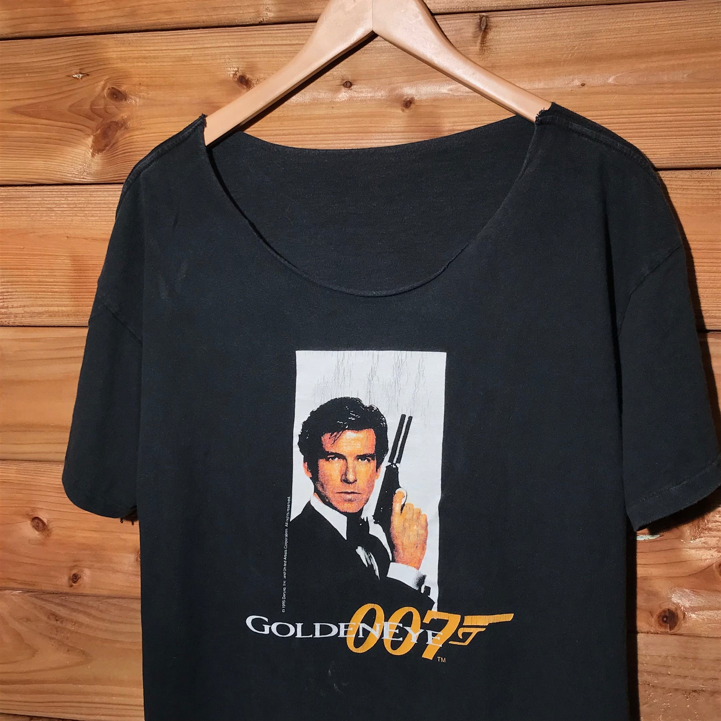 1995 James Bond 007 Goldeneye Movie Promo t shirt