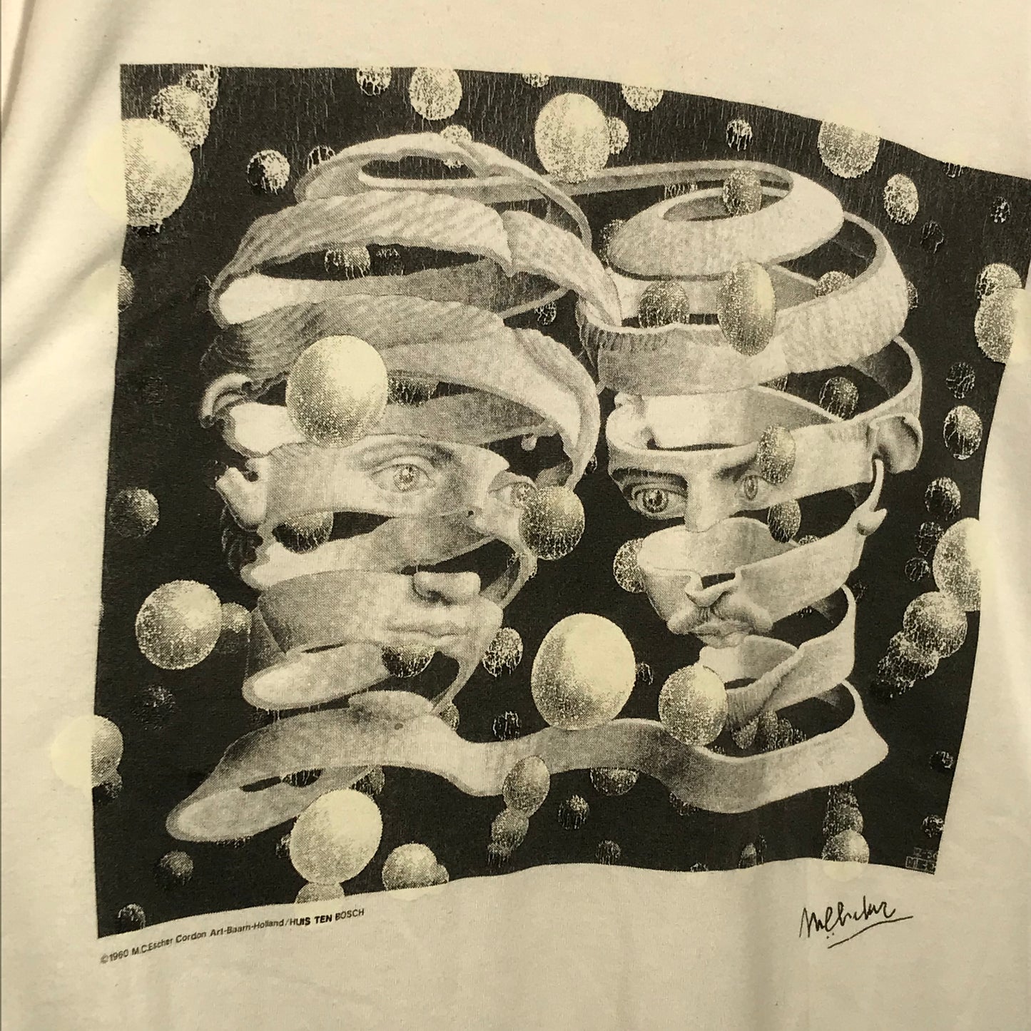 M.C Escher Bond of Union 1960 t shirt