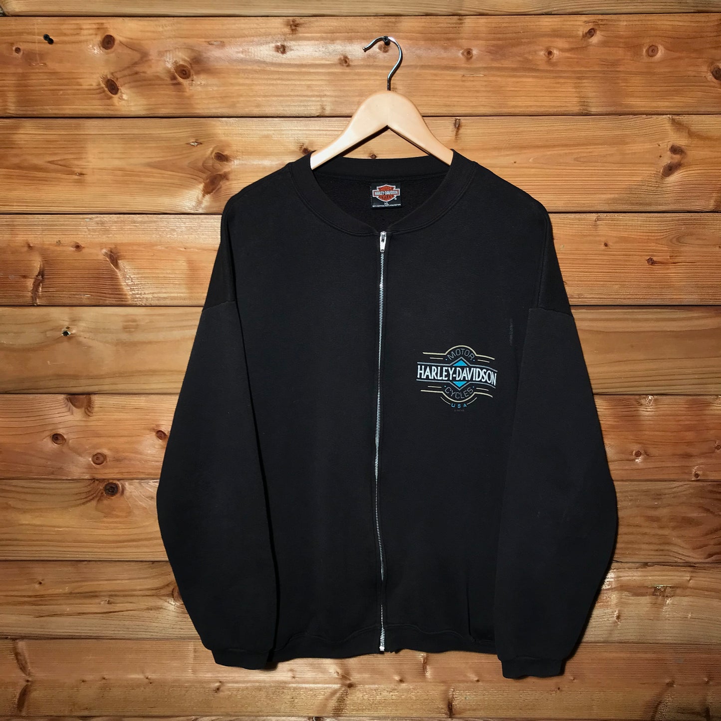 1997 Harley Davidson Jims On The Beach zip up sweatshirt