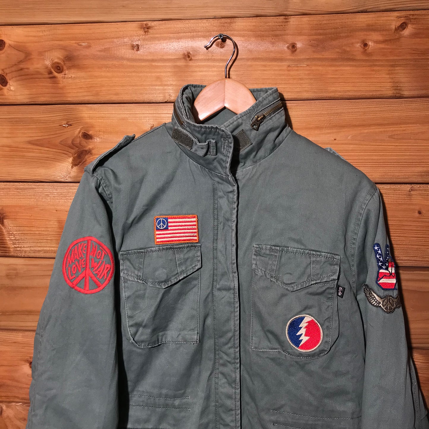 Alpha Industries Love Not War jacket