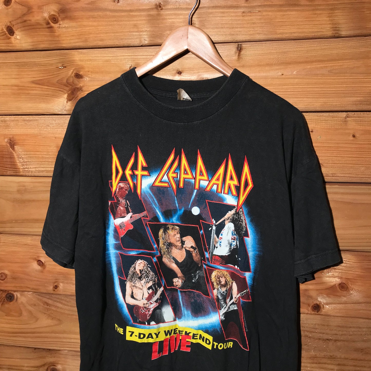 1993 Def Leppard The Adrenalize 7 Day Weekend Tour t shirt