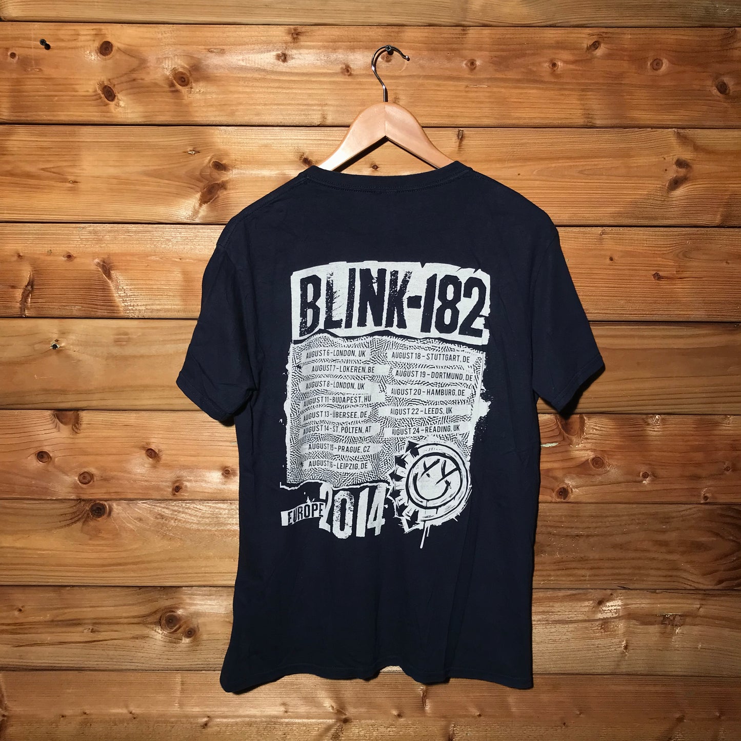 2014 Blink 182 Tour t shirt