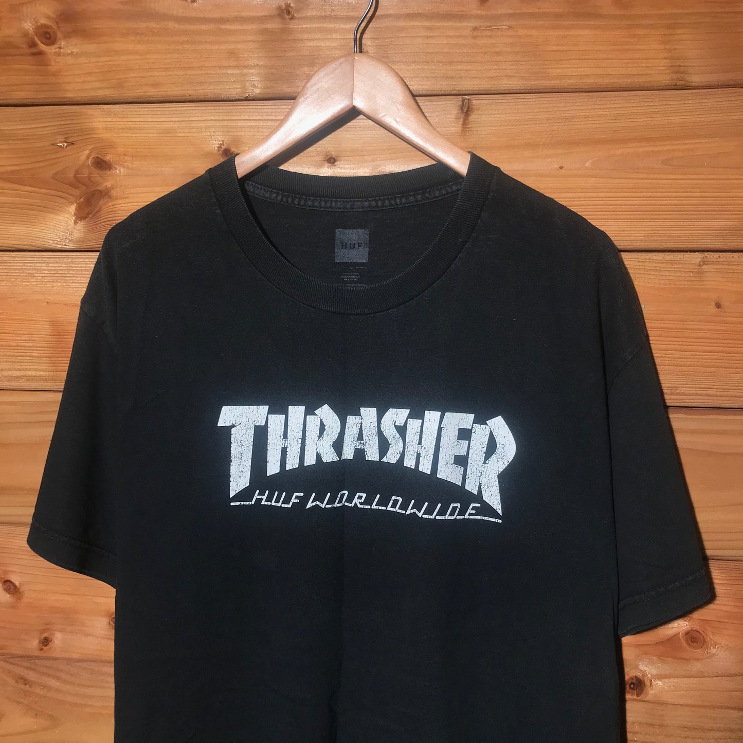 Thrasher Skate Magazine x HUF Worldwide t shirt