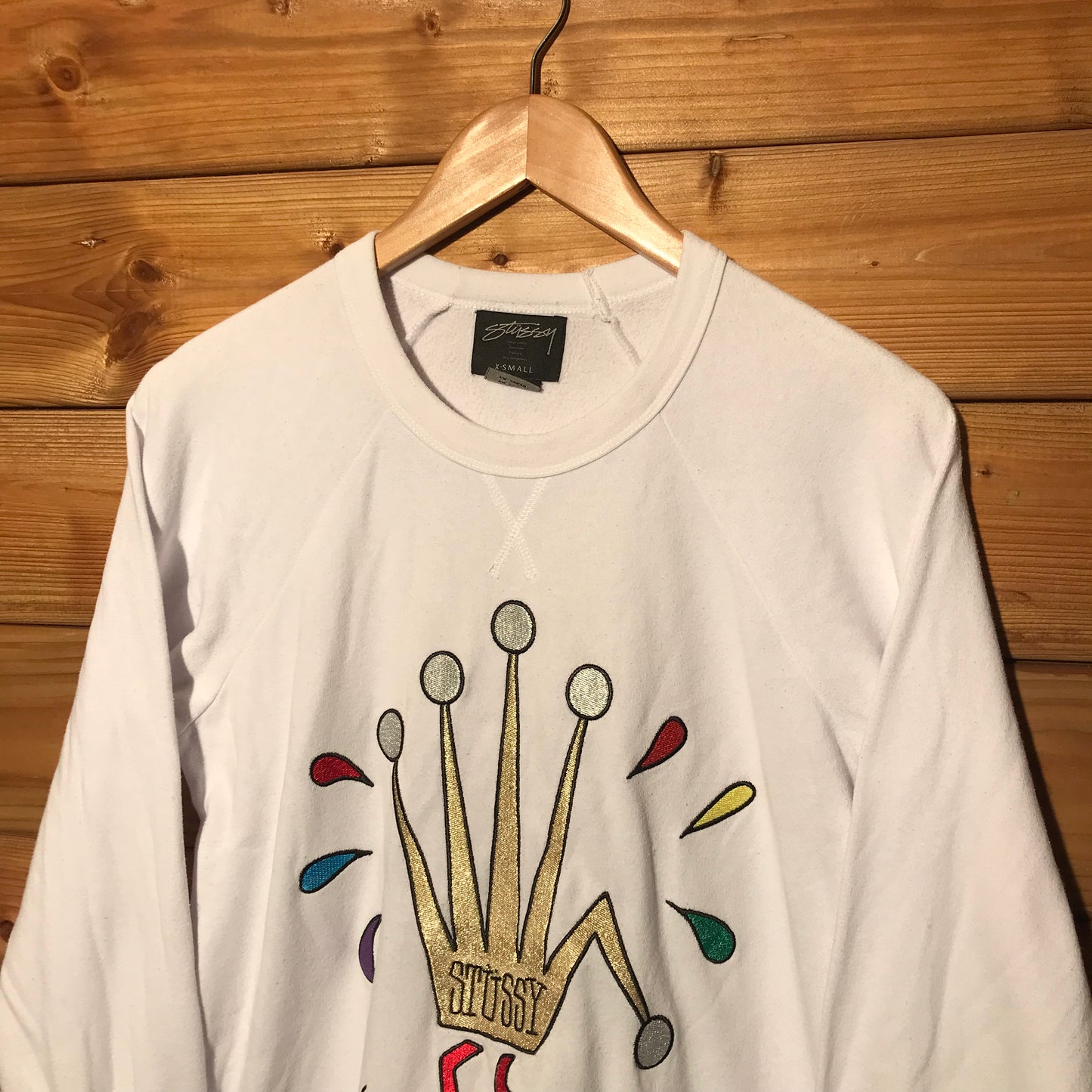 Stüssy Crown logo sweatshirt