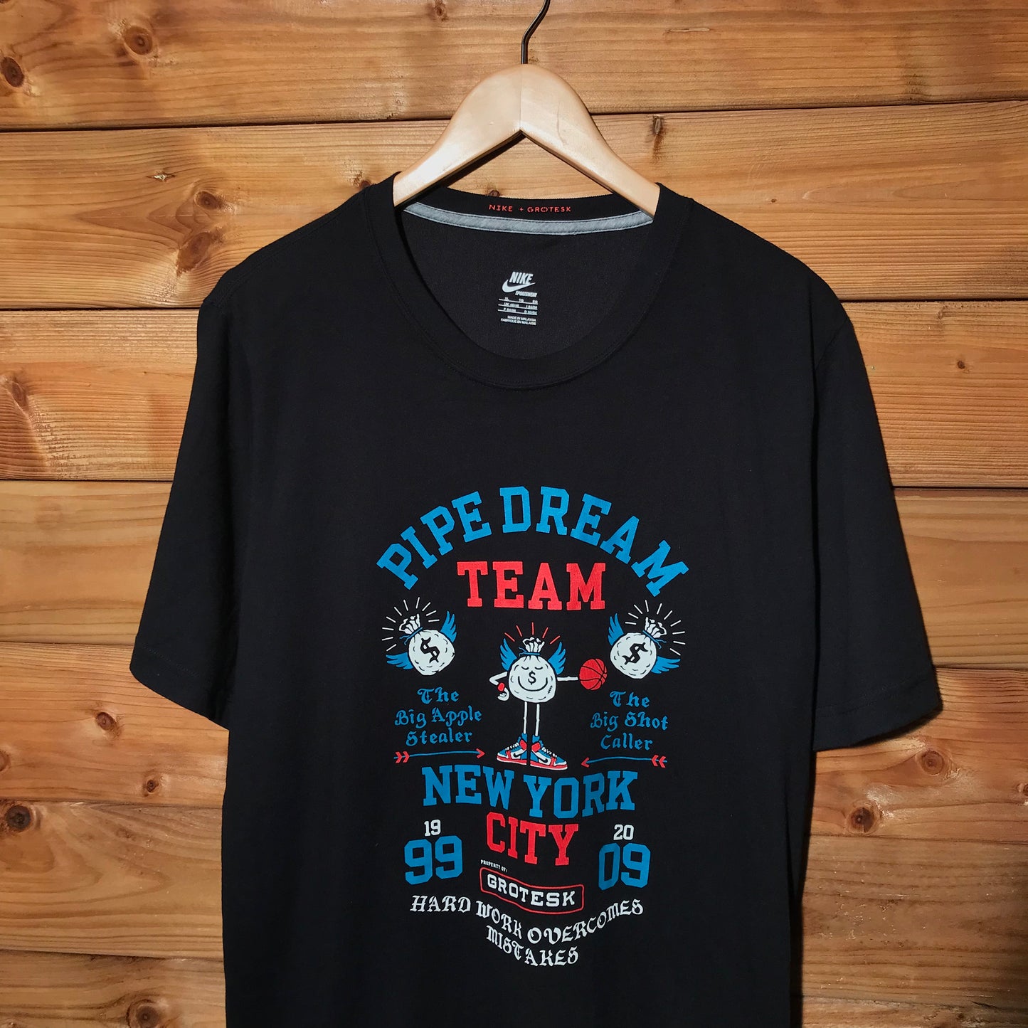 Nike x Grotesk Pipe Dream Team t shirt