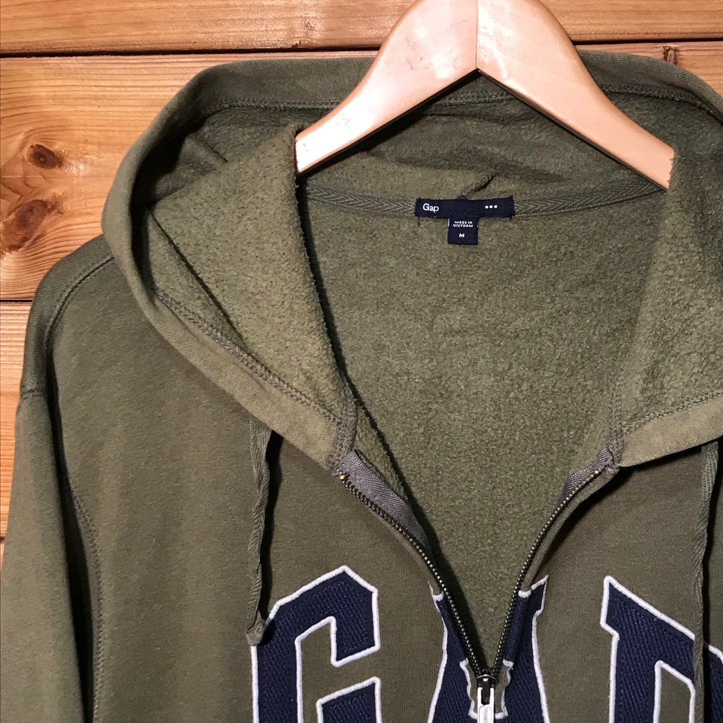 Gap Arc Spellout zip up hoodie