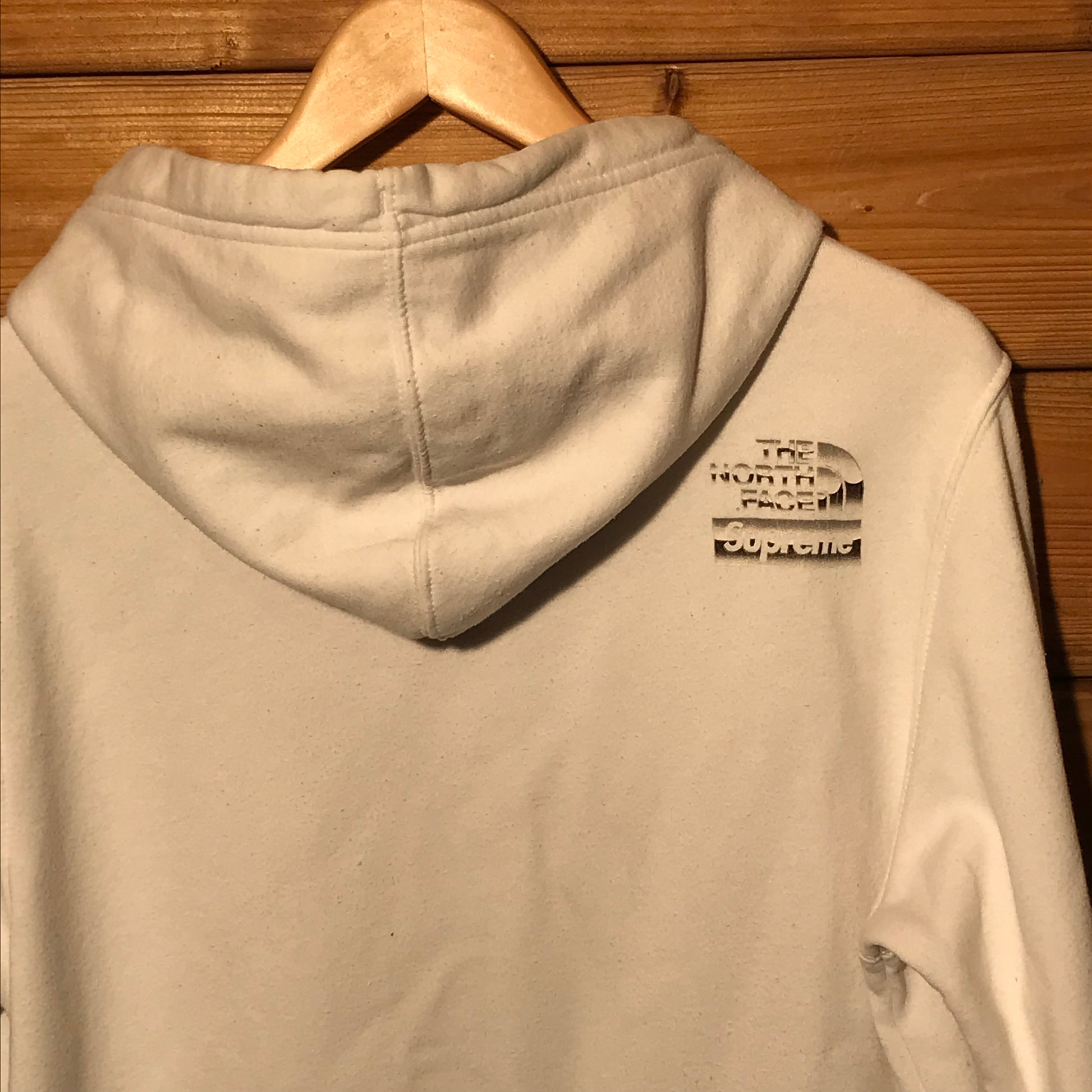 Supreme tnf 2025 metallic hoodie