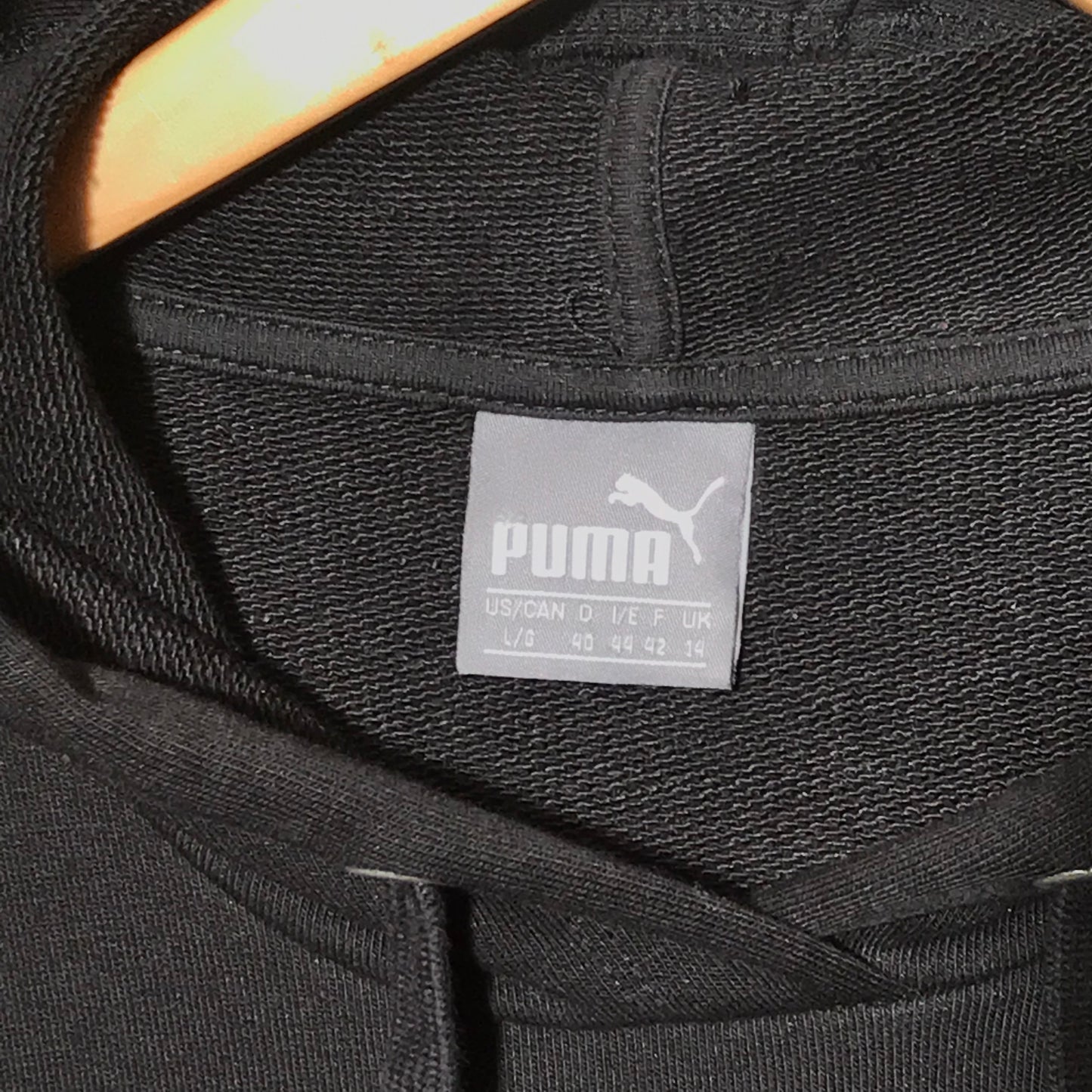 Puma Lined Spellout hoodie