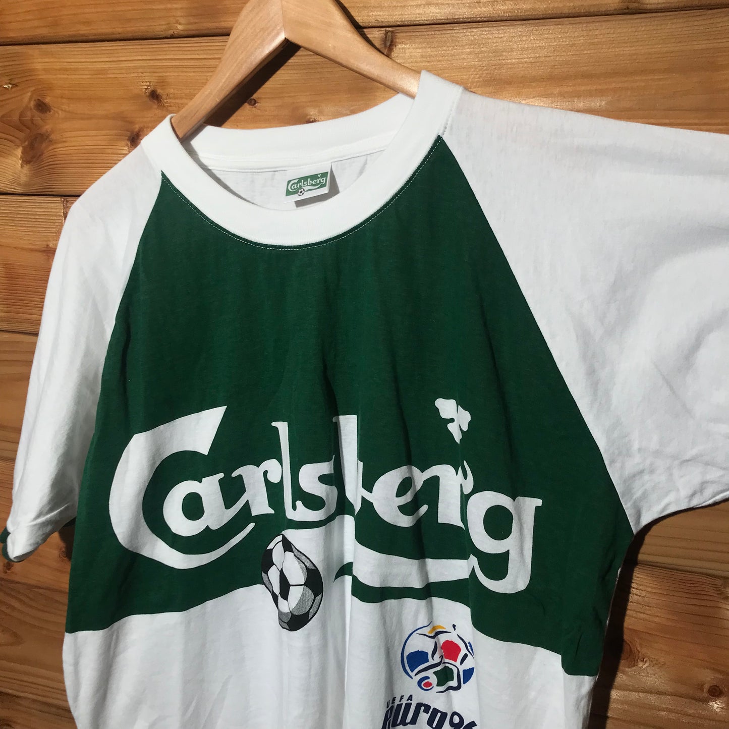 1996 Carlsberg Euros England Football t shirt