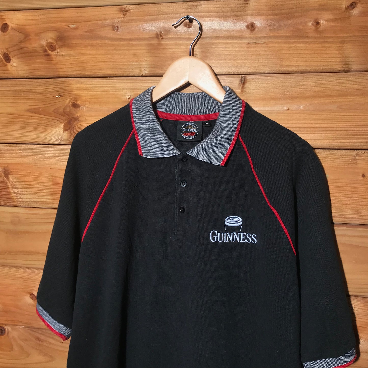 Guinness Piping polo t shirt