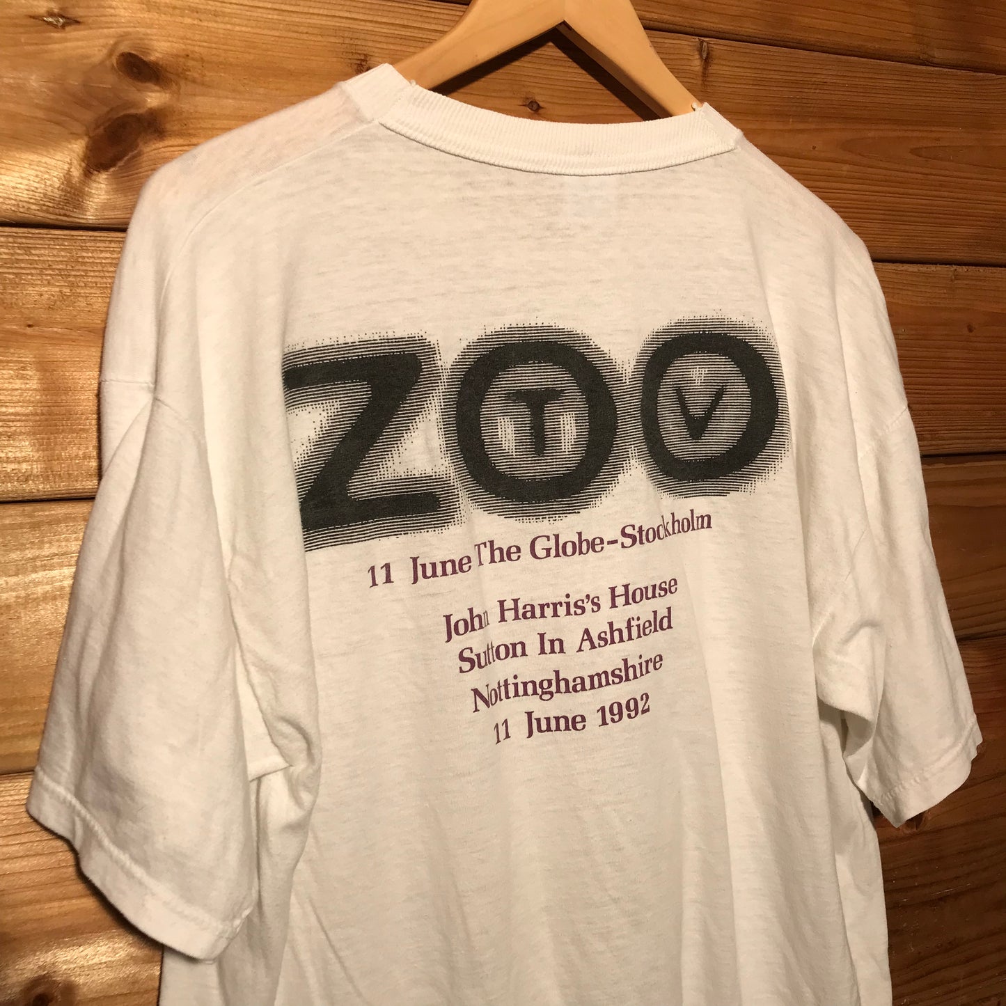 1992 MTV U2 Zoo TV event t shirt