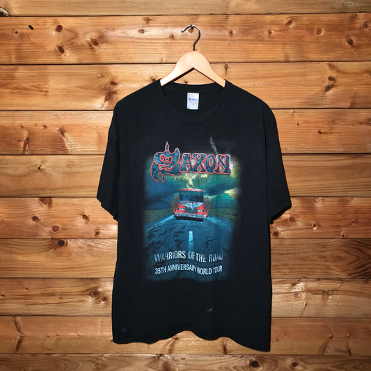 Saxon Warriors of the Road tour t shirt