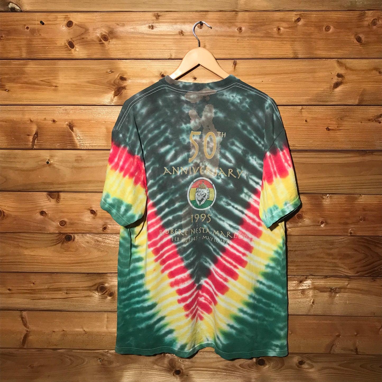 1995 Bob Marley 50th Anniversary t shirt