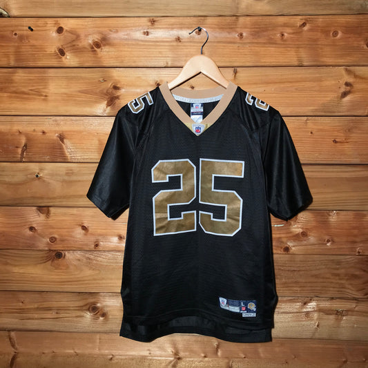 Reebok x NFL Saints Reggie Bush jersey t shirt