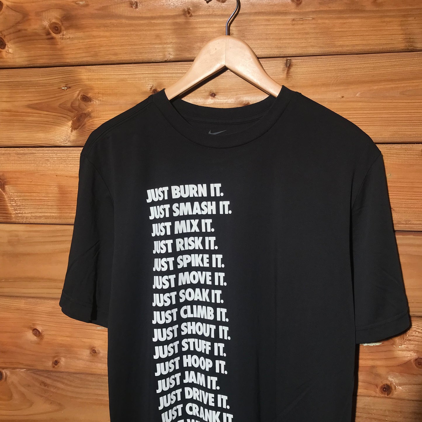 Nike Slogan Repeat t shirt