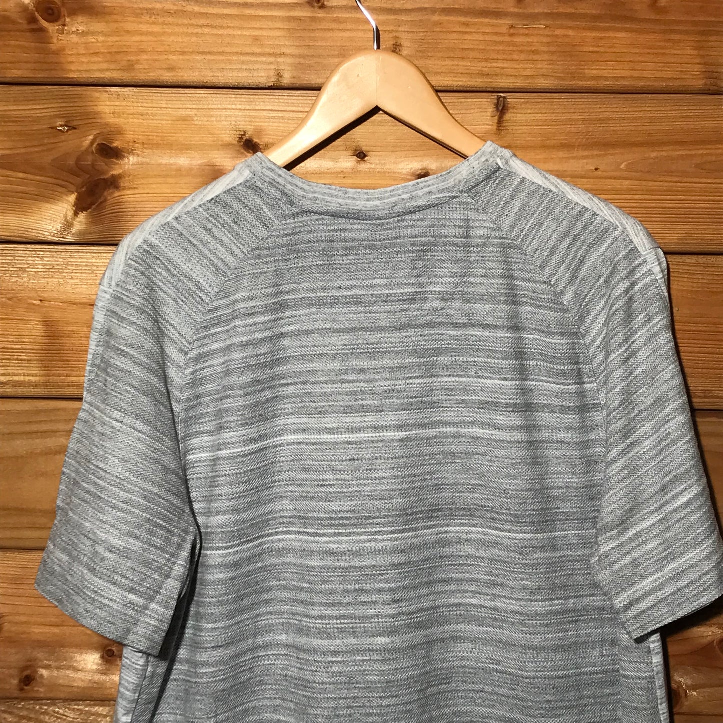 Nike essentials gradient striped t shirt